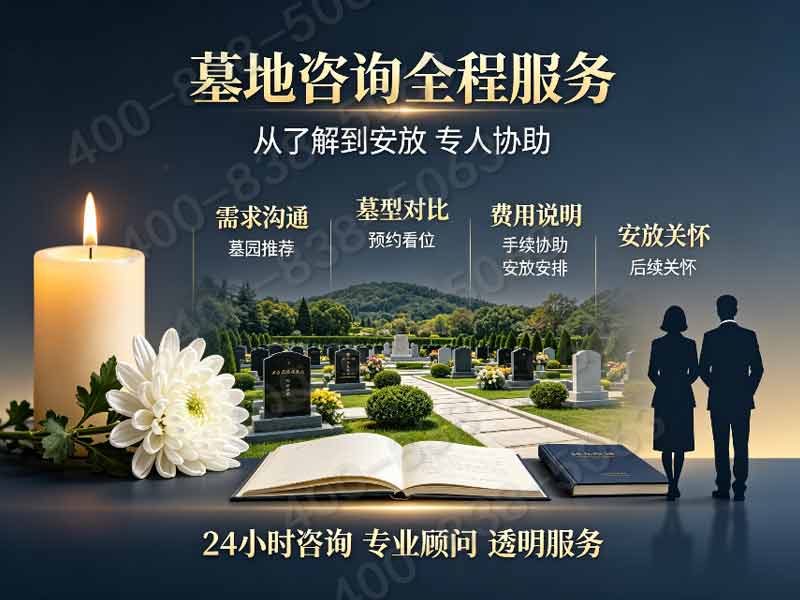 八达岭陵园特色长城观景墓碑底价惊喜放送，祭扫工具免费取用长达一年，让您安息无忧！